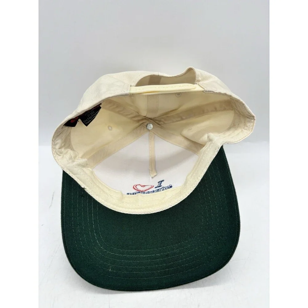 Heart Interscope Coachella Valley Hat Otto Cap Snapback Cream Greenwood